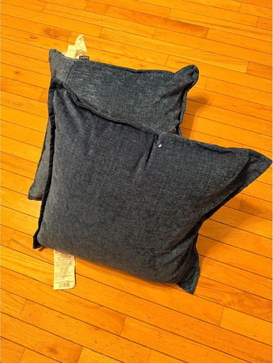 Other - Navy Blue Decorative Throw Pillows - Set of 2